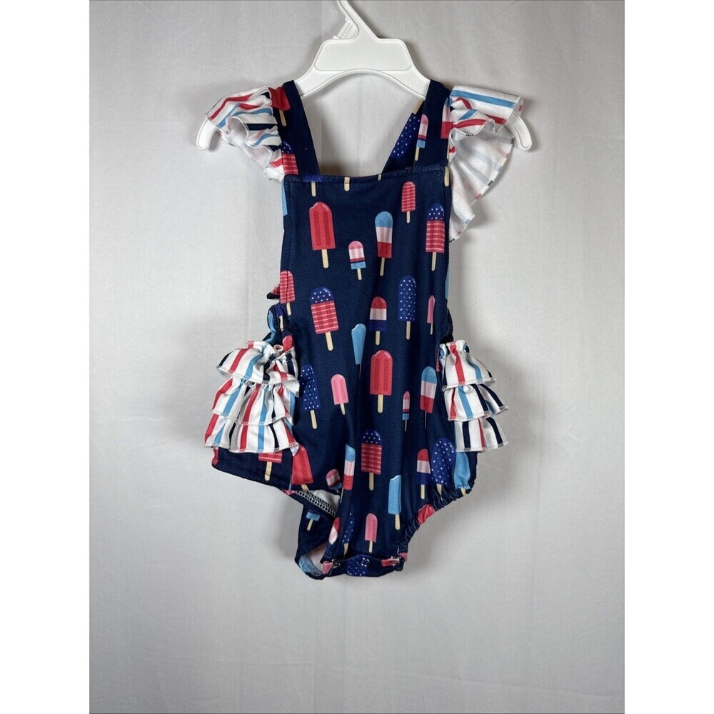 Pete And Lucy Popsicle Print Romper Size 12-18 M Preowned - Picture 2 of 11